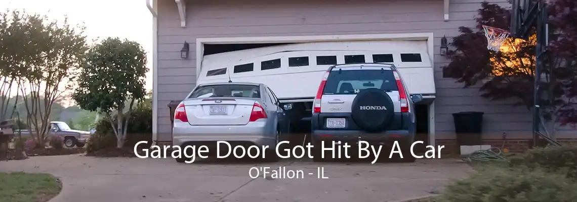 Garage Door Got Hit By A Car O'Fallon - IL